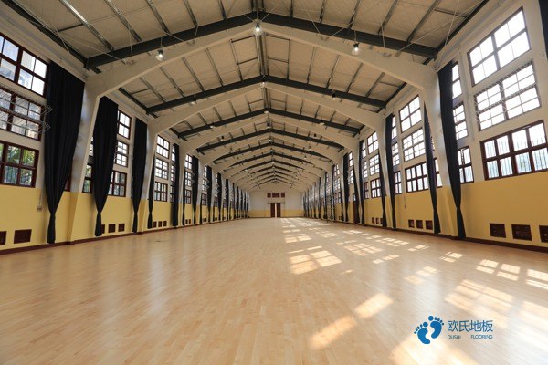 學校籃球場館地板抗壓