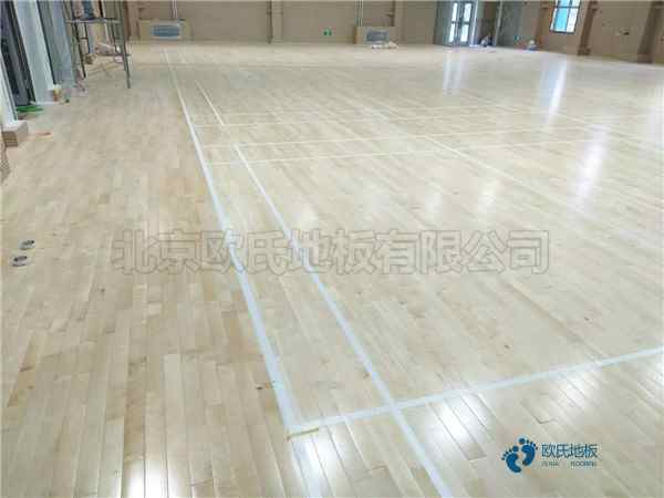 行業體育籃球木地板價格多少錢