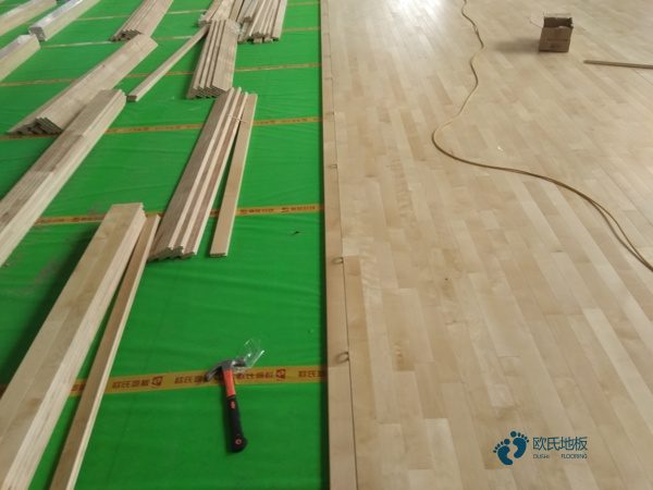 質量好籃球場木地板施工工藝3